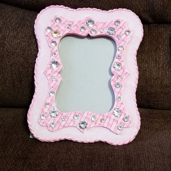 Pink Jeweled Frame - Picture 1 of 6